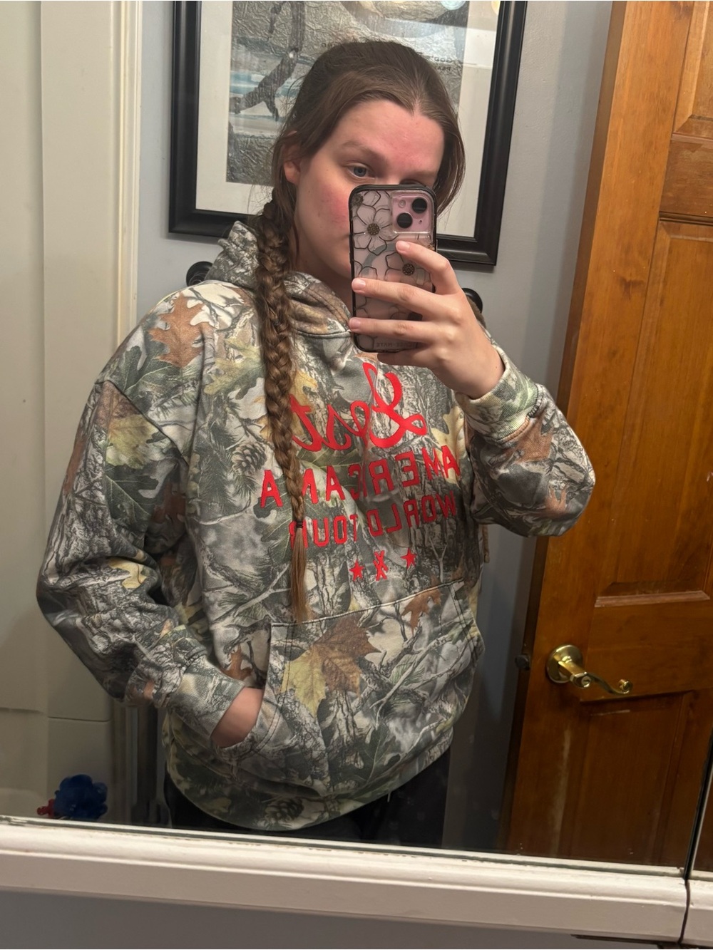 Mgk Lost Americana Multicolor Camo Hoodie nwt - Picture 5 of 5